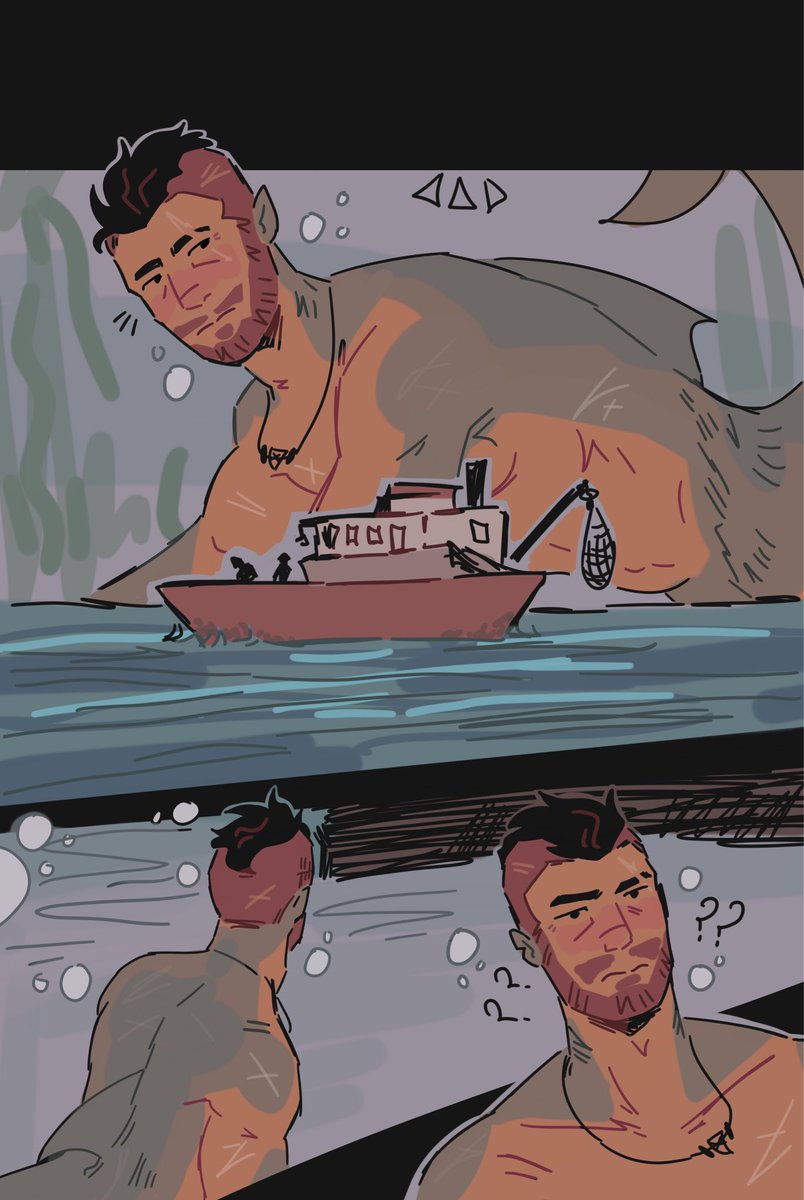 ABCisOK's tweet photo. Mermaid in loveeee~ 🎣🌊❤️
#GhostSoap #soapghost https://t.co/I4VecNTJLl