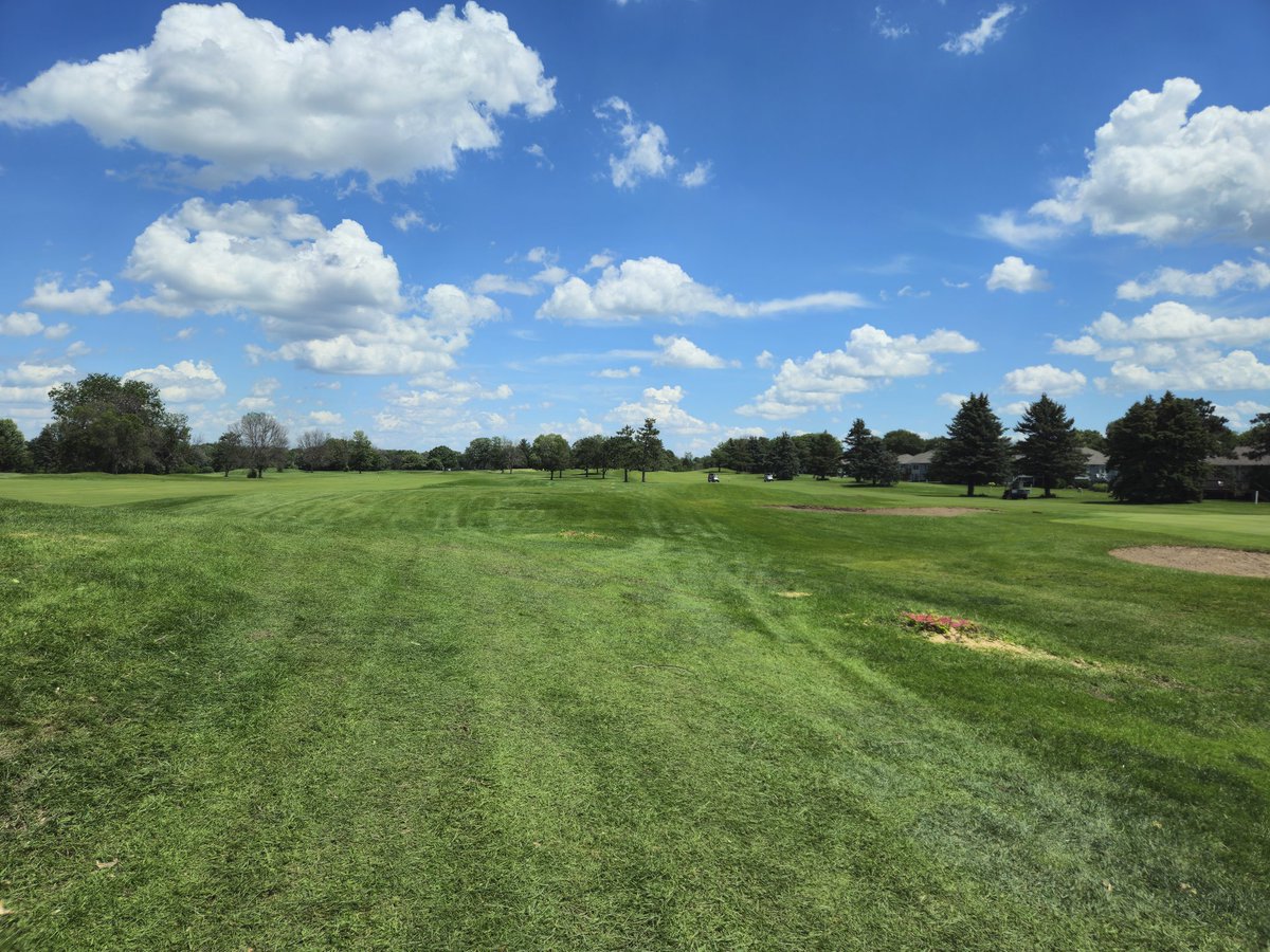 ajlturf's tweet photo. The crew really got after it the last two days. Knocked out 20 bunkers, and 11 trees, completely changed the 18s here at Majestic Oaks https://t.co/WHk9Vy4kP8