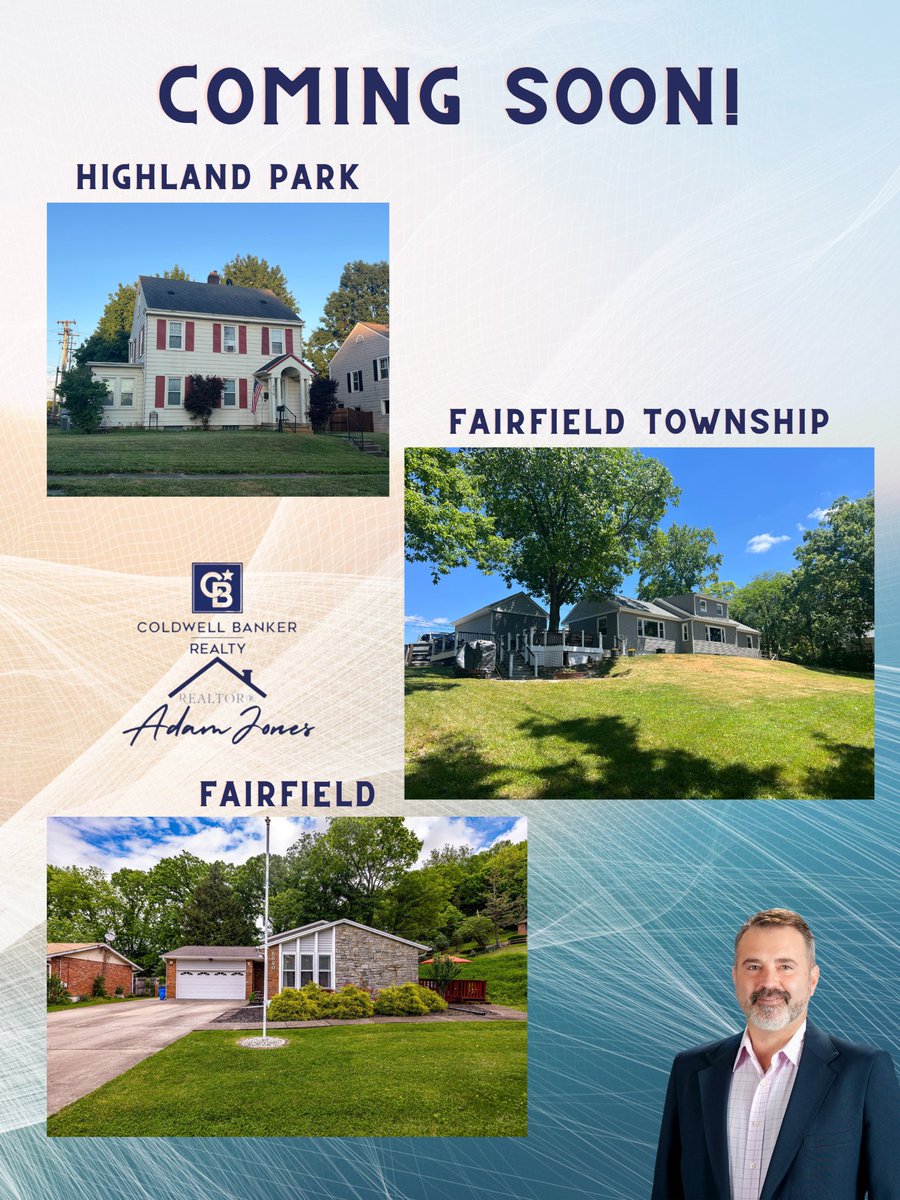 AJohioRealtor's tweet image. Going into the holiday weekend with a BANG!!!   3 homes Coming Soon!!! 🧨🇺🇸 Looking for a new home, know someone who is??  Let me help you with all your real estate goals!! #AdamJonesSWOhioRealtor #fairfieldohio #hamiltonohio #listwithaj #fairfieldtownshipohio #highlandparkohio