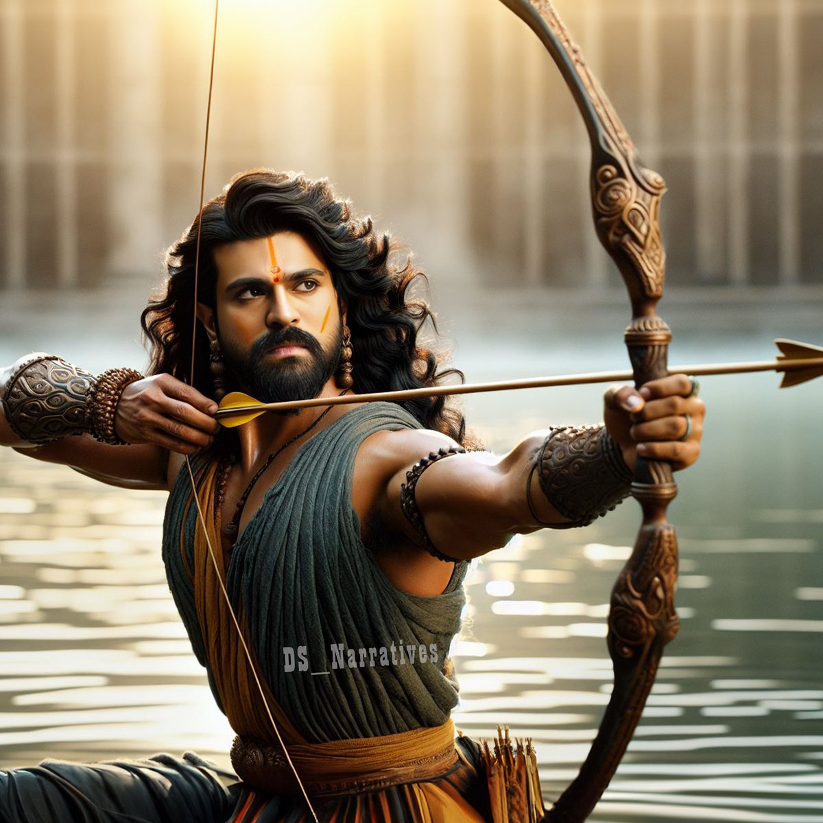 DsNarrative's tweet photo. @AlwaysRamCharan as #Arjuna #MaheshBabu𓃵 as #Krishna  #Mahabharata #KALKI2898AD‌‌ #Kalki https://t.co/p7ngmItP4m