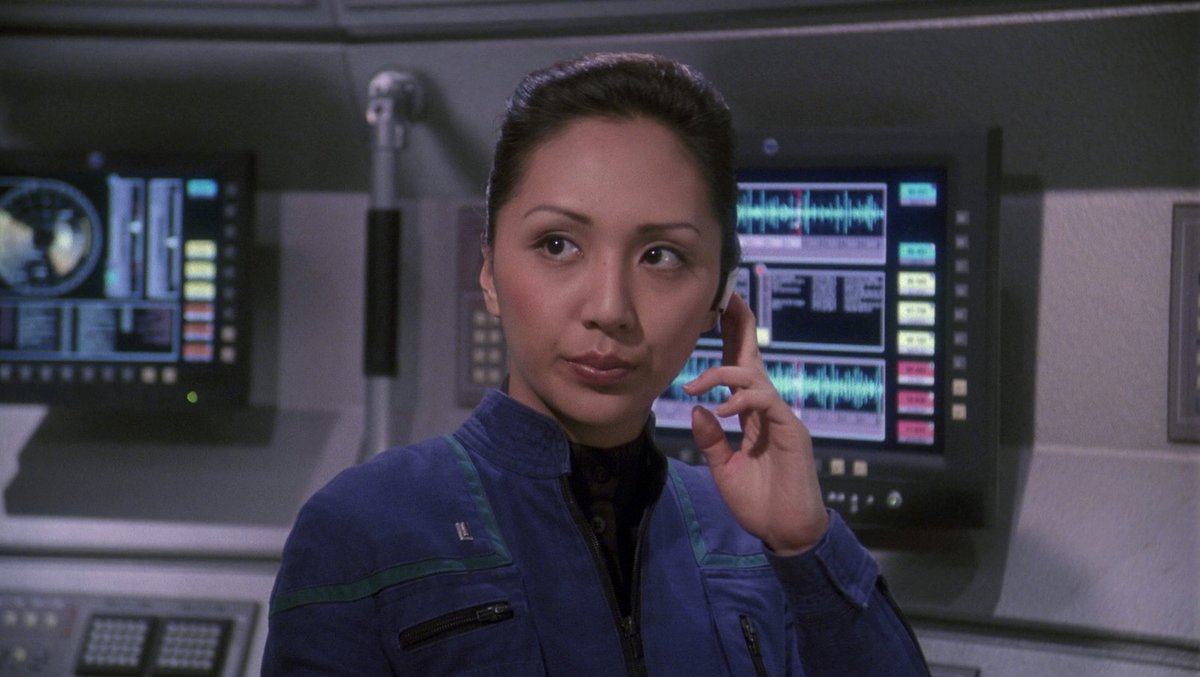 fmfagan's tweet photo. Jumpsuits ahoy!🙋🏻‍♂️

Season 2, Episode 8
First aired: November 13, 2002
Teleplay by: André Bormanis
Story by: Rick Berman and Brannon Braga
Directed by: James Contner
Stardate: Unknown (2152)

#AllStarTrek #ENT #TheCommunicator https://t.co/SaXwz9LpYR