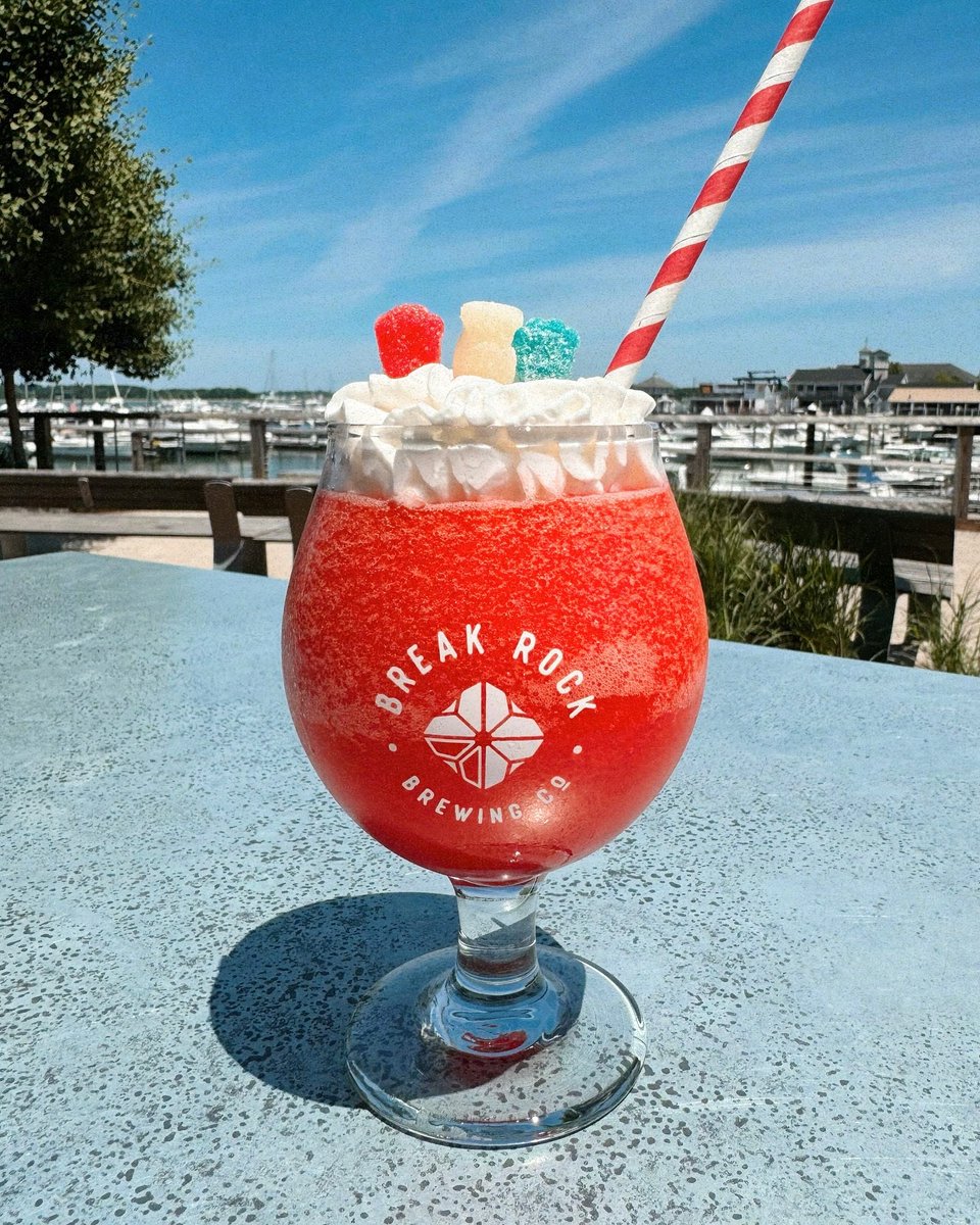 BRB Co. is ready for the 4th of July with two new menu offerings: Red White &amp; Blue Fruit Punch , Frosé 🧨 We’re open until 10 pm today so stop in for a frozen cocktail and enjoy the new outdoor setup on the boardwalk! We are OPEN tomorrow for… bit.ly/4bxikbF