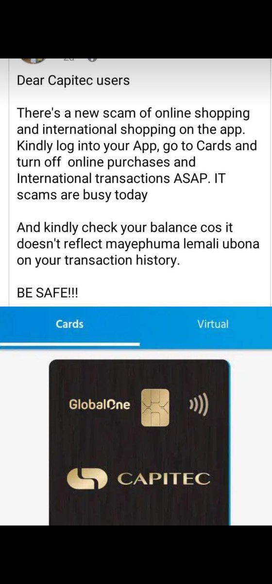 MapasekaPati's tweet photo. @CapitecBankSA are you guys aware of this? https://t.co/pIgzZY84dr