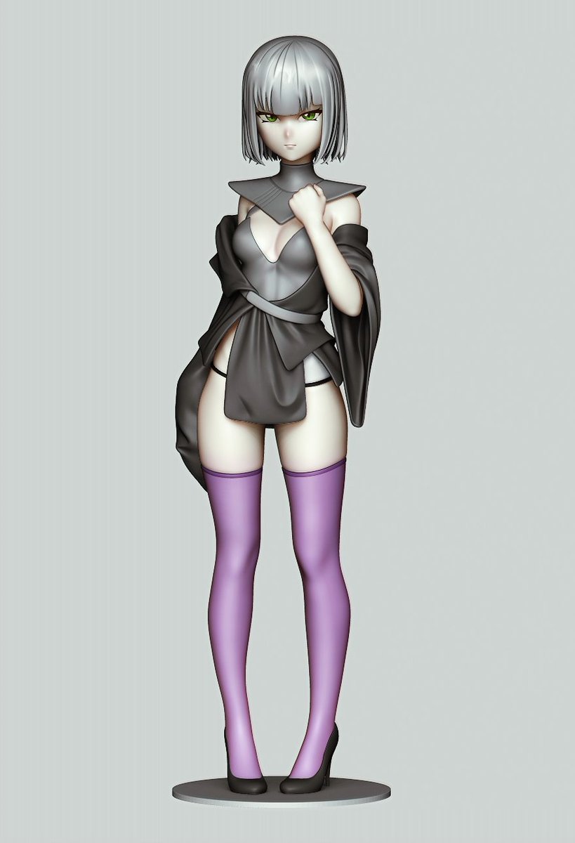 wip🙇 #3d #fanart #blender #zbrush #rkgk