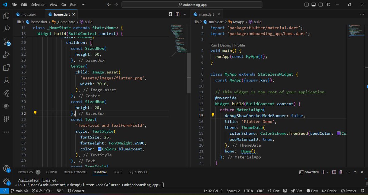 dev_useee's tweet image. Day24 of #100DaysOfCode learning #Flutter, writing some code in Login with textfiled, read some docs in #Flutterdocs. #buildinpublic #MobileApp .