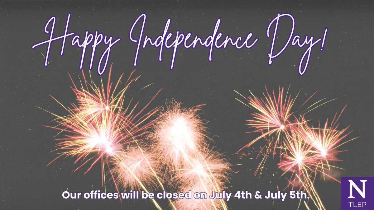 The offices of the SESP Teaching, Learning, &amp; Education Program will be closed on July 4th and July 5th. Wishing everyone a Happy Independence Day!