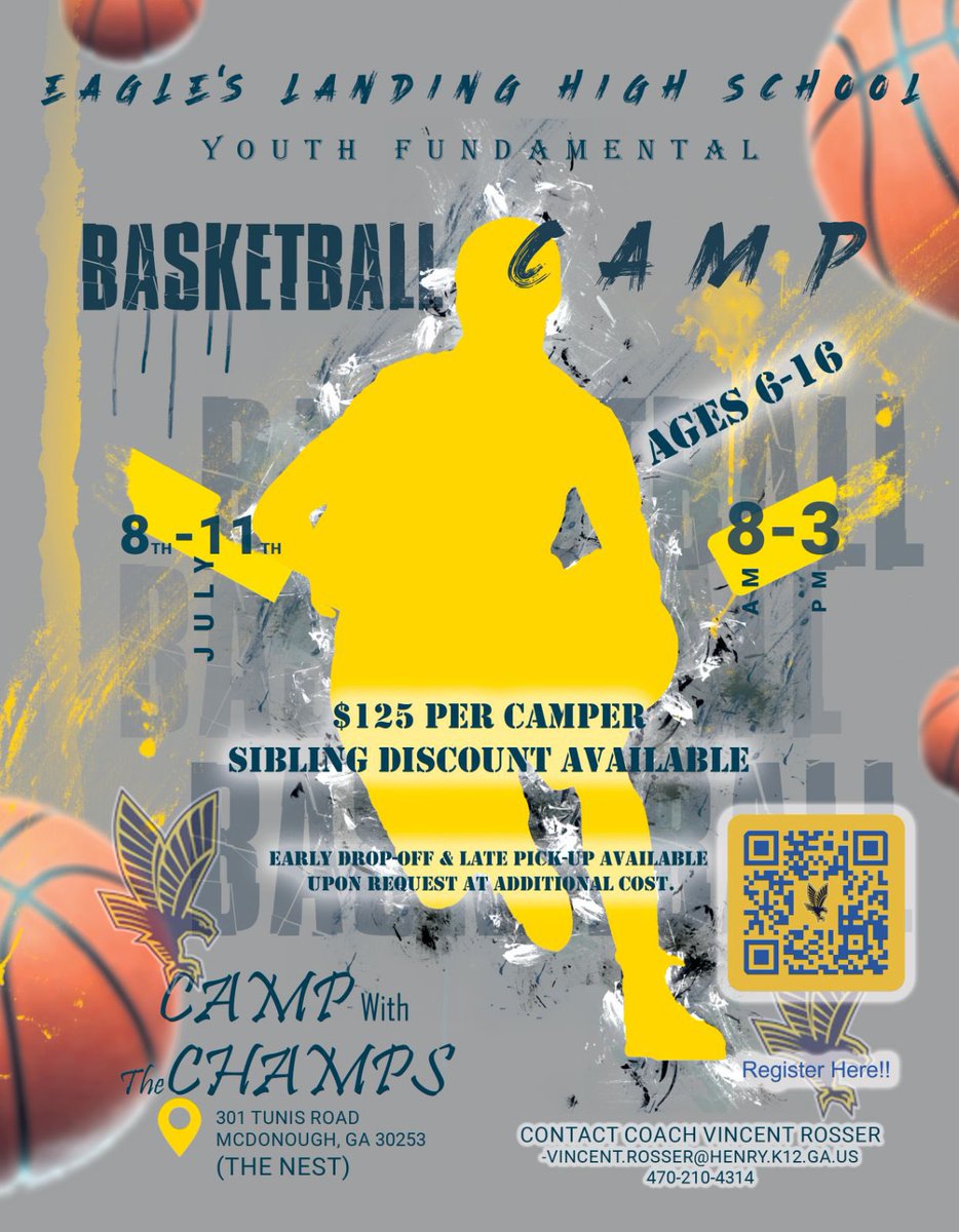 ELHSHoops's tweet image. We are having a Basketball Camp next week. See the flyer below for details.