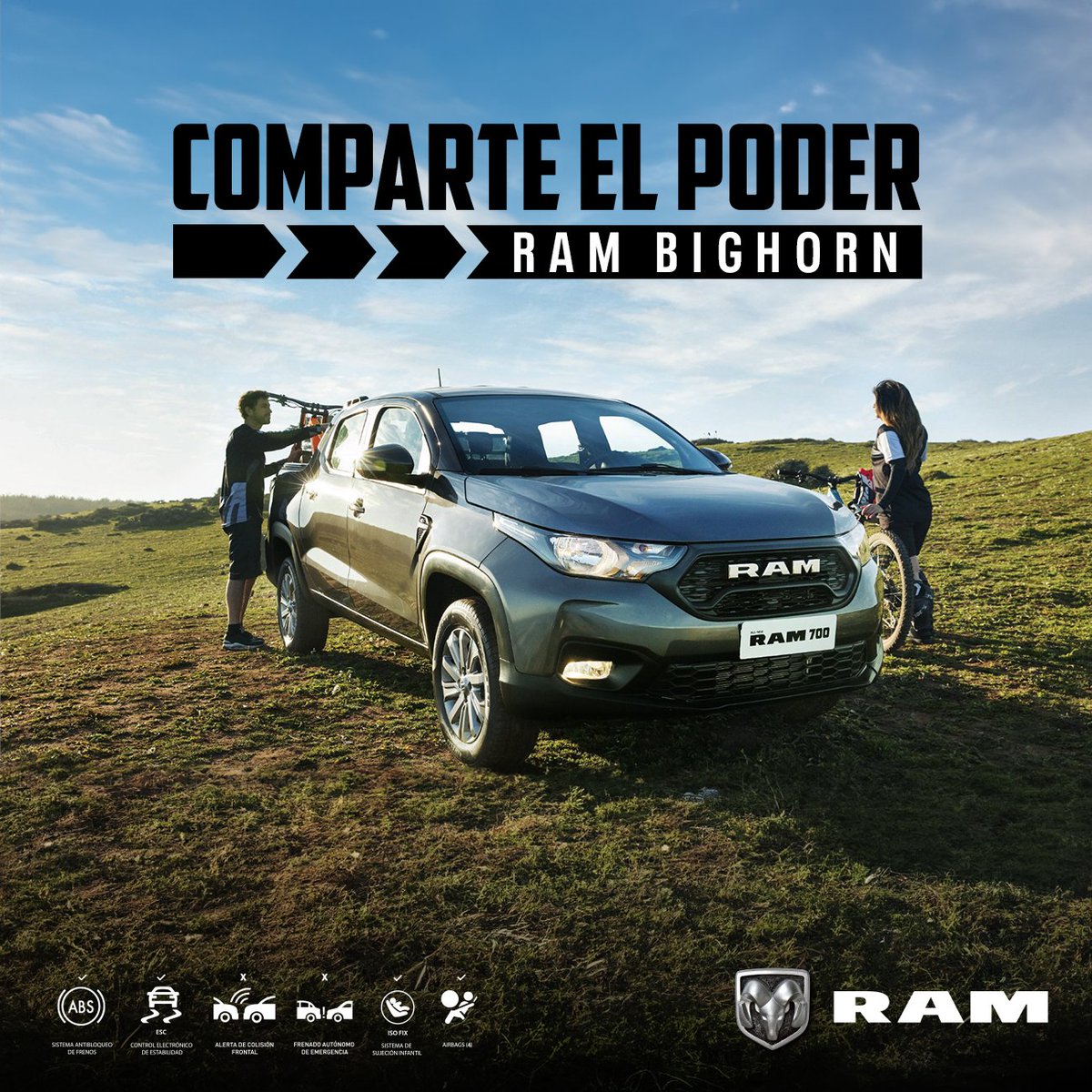 Descubre la fuerza y versatilidad de la RAM 700 BIGHORN, ¿con quiénes compartes el poder? 💪🚛

Conoce más: acortar.link/OOLHih.

#RAM #RamColombia #Poder #Camionetas #RAMBIGHORNPower