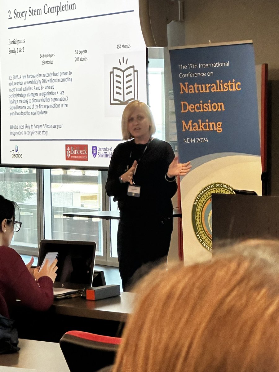 Pam Richards PhD (@sendit2pam) on Twitter photo Great presentation on security by <a href="/_Julie_Gore/">Prof Julie Gore</a> <a href="/NDMAssn/">The Naturalistic Decision Making Association</a> Great presentation on security by <a href="/_Julie_Gore/">Prof Julie Gore</a> <a href="/NDMAssn/">The Naturalistic Decision Making Association</a>