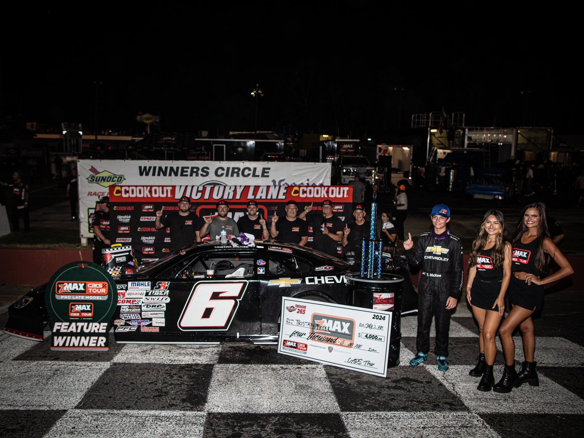 CARS Tour (@carstour) on Twitter photo <a href="/Racing7Tristan/">TristanMcKee7</a> sweeps the evening and picks up his π¨πππ€π£π πππ§πππ§ CARS Tour Pro Late Model Victory!!!Celebrations with a <a href="/CookOut/">Cook Out</a> Milkshake are in order for the Setzer Racing and Development crewπ₯€
#Firecracker265 | <a href="/carawayspeedway/">Caraway Speedway</a> <a href="/Racing7Tristan/">TristanMcKee7</a> sweeps the evening and picks up his π¨πππ€π£π πππ§πππ§ CARS Tour Pro Late Model Victory!!!Celebrations with a <a href="/CookOut/">Cook Out</a> Milkshake are in order for the Setzer Racing and Development crewπ₯€
#Firecracker265 | <a href="/carawayspeedway/">Caraway Speedway</a>
