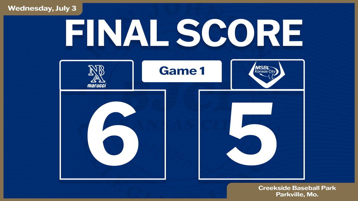 Natural Baseball Academy RF Austin Buie (<a href="/BuieAustin/">Austin Buie</a> / <a href="/Mules_Baseball/">Roll Stable</a>) doubled in two and scored in a 4-run third inning to help the squad to defeat the MSBL Royals. #BJCL