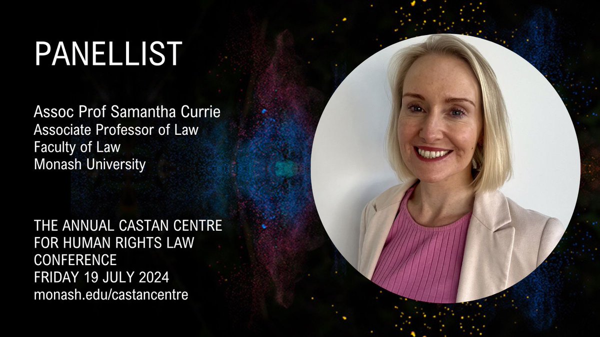 Castan Centre for Human Rights Law tweet media