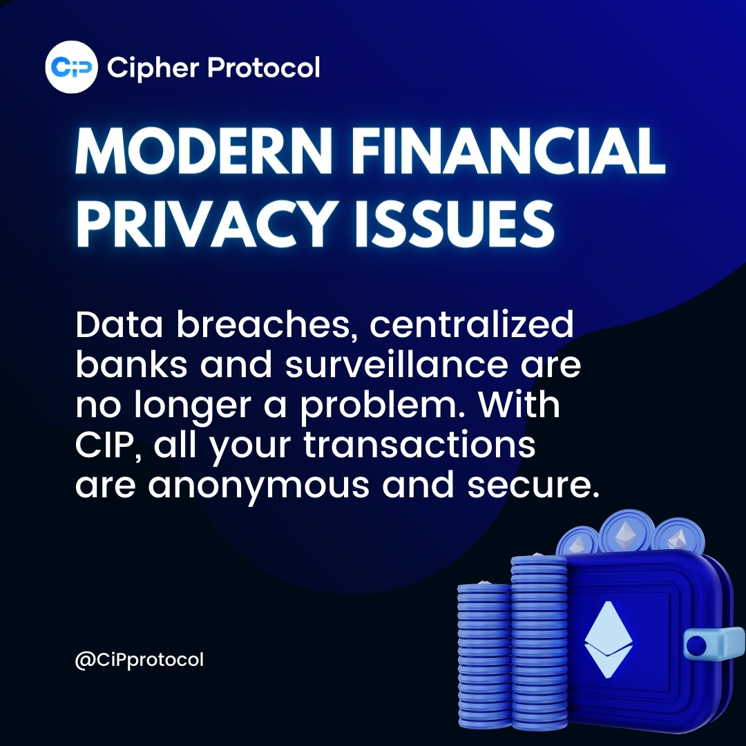 CiPprotocol's tweet image. Revolutionize financial privacy with Cyphers Protocol (CIP)! #securetransactions #financialprivacy #crypto