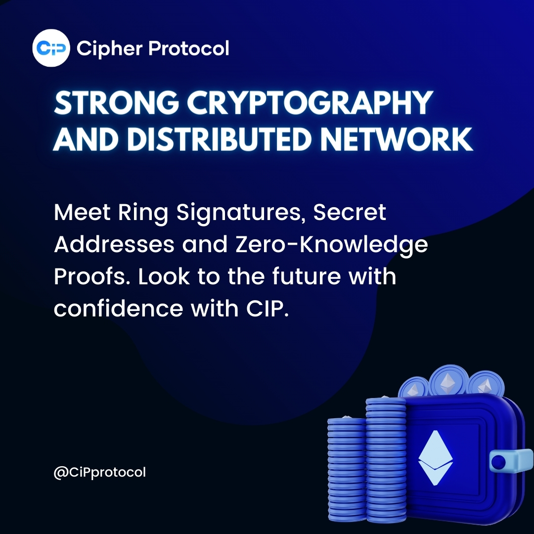 CiPprotocol's tweet image. Revolutionize financial privacy with Cyphers Protocol (CIP)! #securetransactions #financialprivacy #crypto