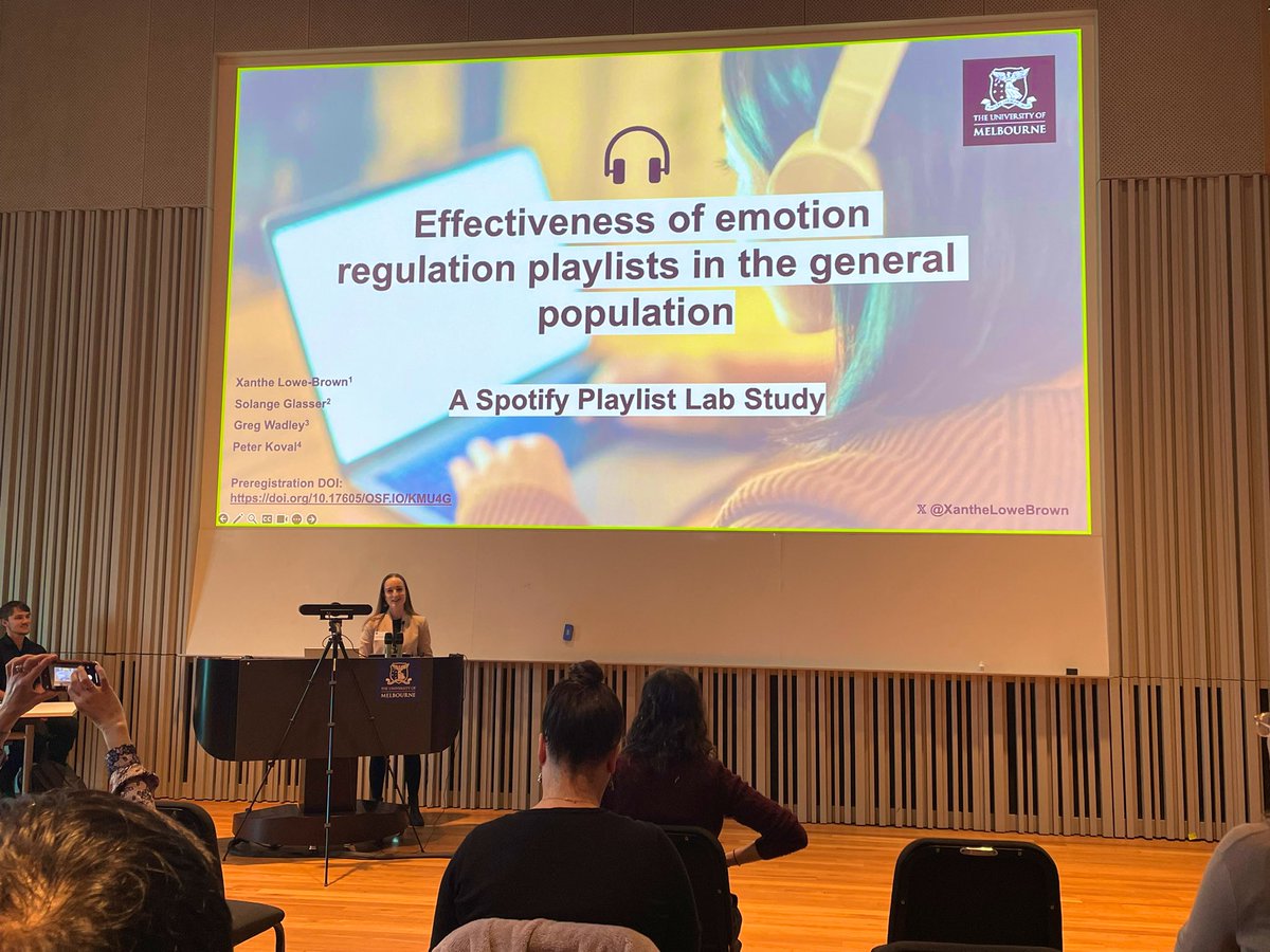 Student keynote <a href="/XantheLoweBrown/">Xanthe Lowe-Brown</a> starting Thursday’s sessions off with a bang at <a href="/AusMusPsySoc/">AMPS</a> #AMPS2024 <a href="/escom_12/">ESCOM12</a>
