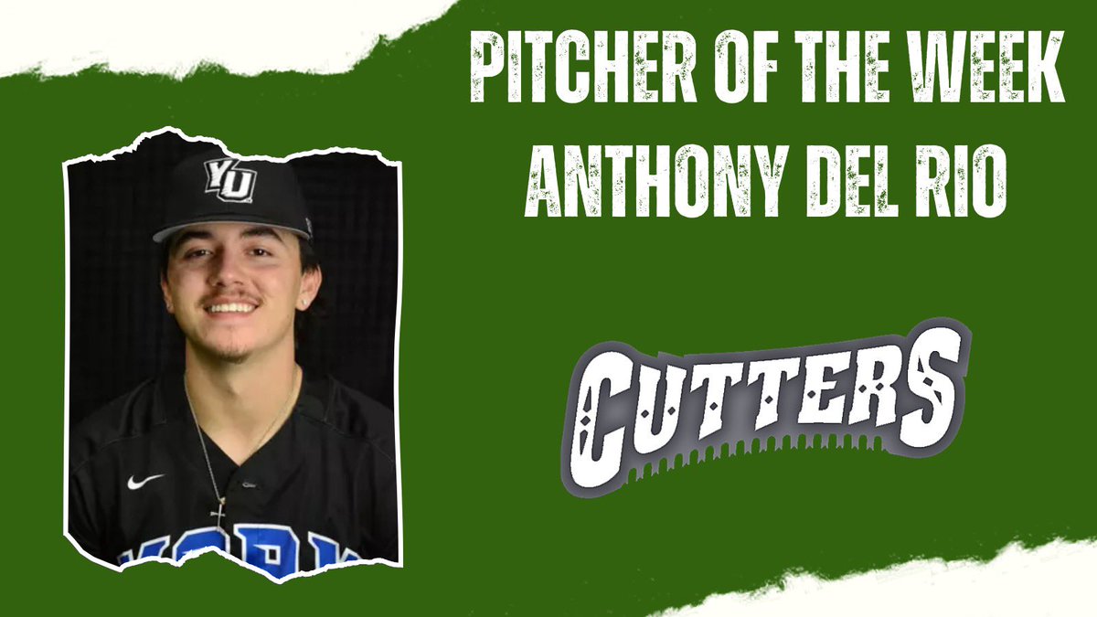 <a href="/cvclbaseball1/">Central Valley Collegiate League</a> Week 5 - Pitcher of the Week

Anthony Del Rio: 6.2 IP, 0 ER, 4 H &amp; 10 K
(2 appearances)