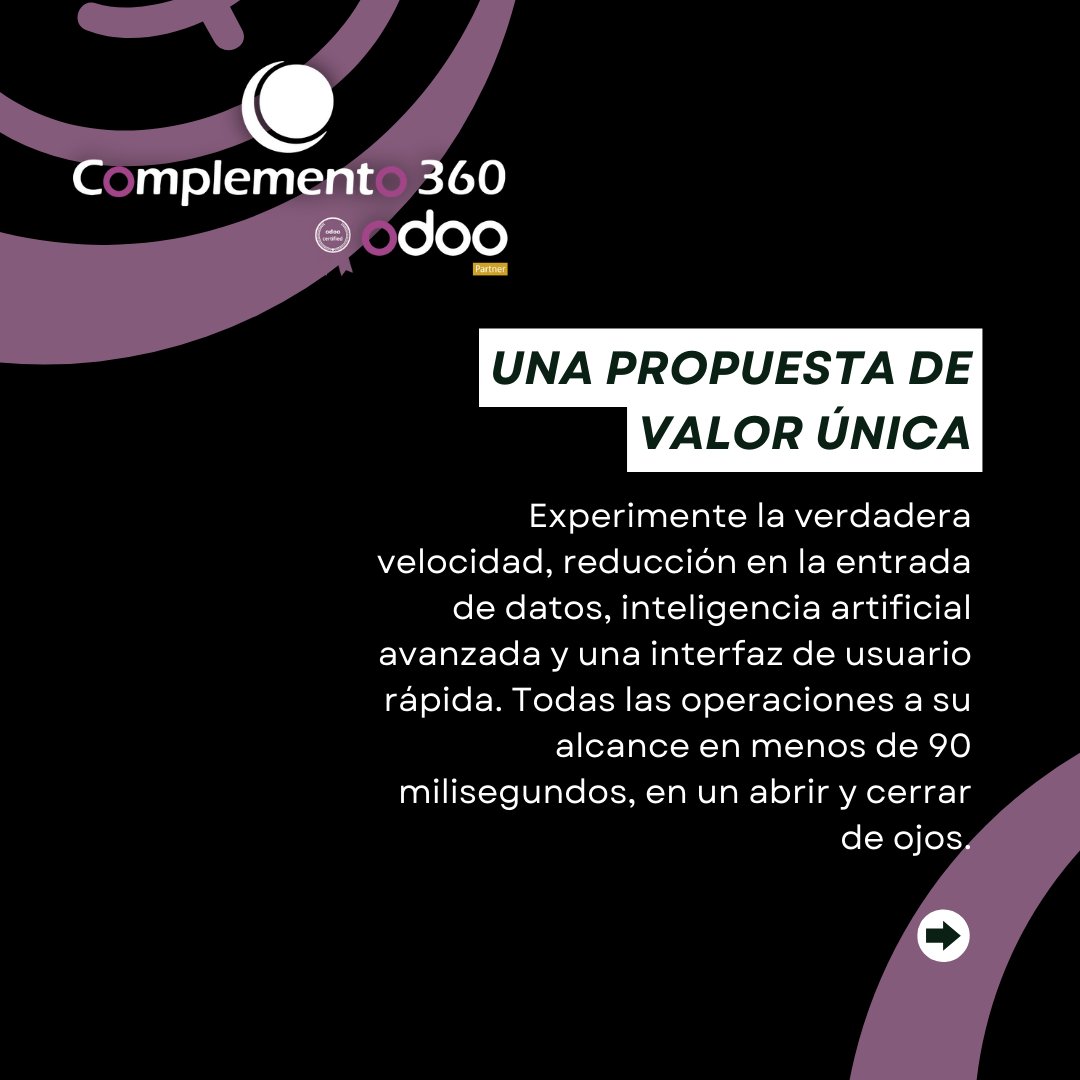 complemento360's tweet image. ¿Está buscando un sistema de gestión empresarial que impulse el crecimiento de su negocio? 🌱💼 ¡@Odoo es la solución que estaba esperando!

En Complemento 360 ayudamos a las empresas a alcanzar su máximo potencial. complemento360.odoo.com 🌐📞