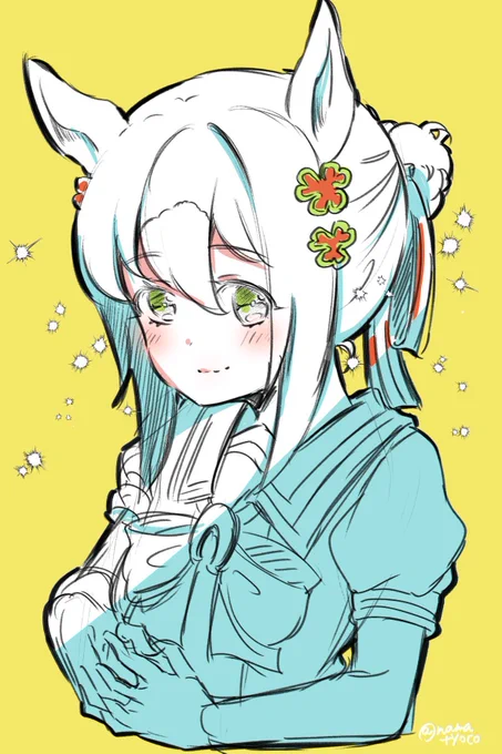 おはようございます朝活で微笑み殿下#ウマ娘 