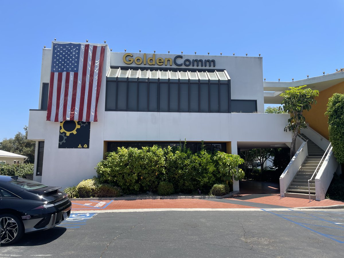 goldencom's tweet photo. Happy 4th of July from all of us at GoldenComm 🇺🇸 We love to showcase the American Flag to celebrate the land of the free and the home of brave! #IndependenceDay #FourthOfJuly https://t.co/W36JiBzLnQ