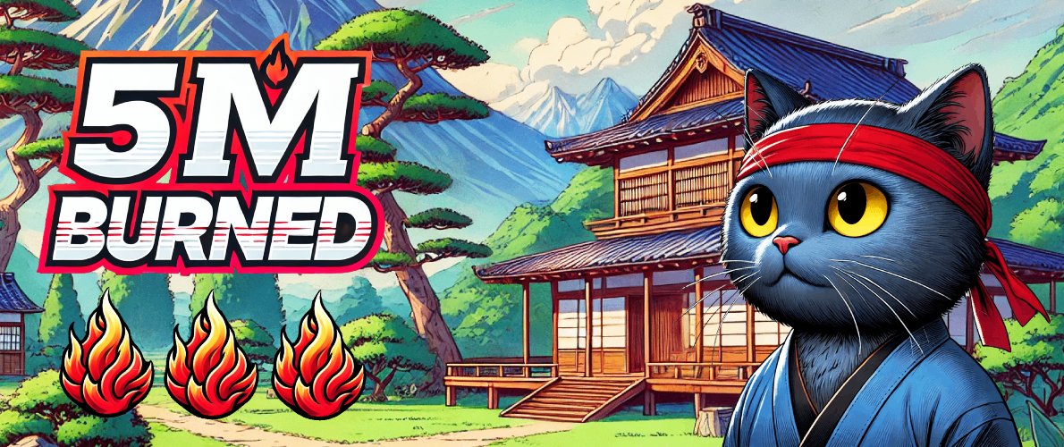 $MIYAGI is the first karate cat on Solana 🚀

5M tokens burned by devs

Live VC most of the day

The goal is Raydium and Beyond

pump.fun/5PmfCMK8F71QkJ…