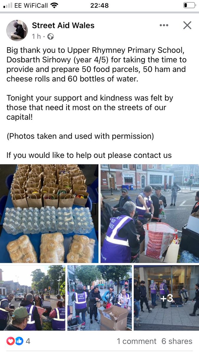 So proud of the pupils in Dosbarth Sirhowy ❤️ Giving their time and effort to fundraise and use the profits to provide food parcels for homeless people in Cardiff. #ethicalinformedcitizens