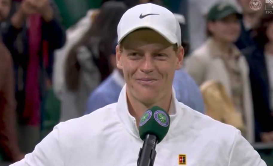 🇮🇹 🎾 onore al tennis italiano!
Due campioni che si sono sfidati a viso aperto dando vita ad una partita fantastica, epica, degna di una finale.
Alla fine la spunta Jannik ma grandissima prestazione di Berrettini che tiene testa al numero 1 al mondo
#wimbledon
#italtennis
#Sinner