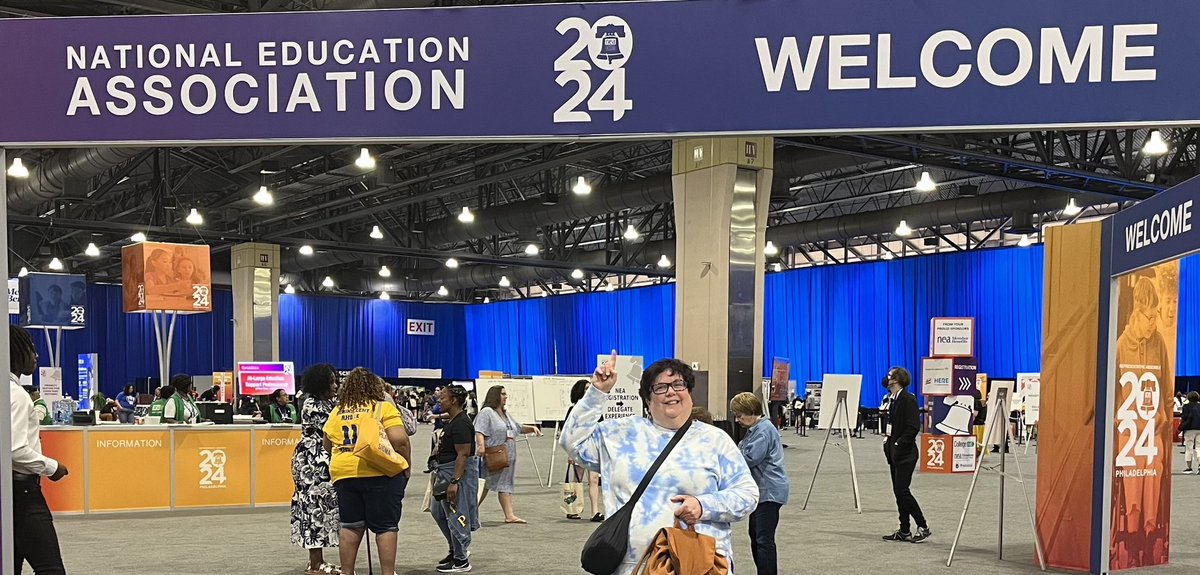 Checking into <a href="/NEA/">NEA</a> #NEA-RA2024 to represent <a href="/PdeaPride/">PDEA Pride</a> <a href="/pdeapresident/">PDEA</a> <a href="/PSEA/">PSEA</a> <a href="/PennDelco/">Penn-Delco SD</a>