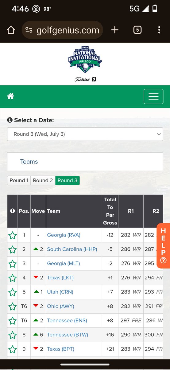 Generals Golf tweet media