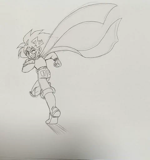 過去ツイ検索してたらポン入れまでしといて仕上げてない絵を発見した。これ原画どこやったかな…。