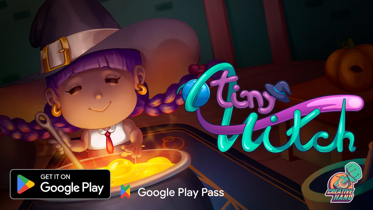 CreativeHandOf's tweet photo. 🎉✨ Pre-Register Now for Tiny Witch! ✨🎉
Manage a magical store, create minions, and keep your dungeon master customers happy! 🧙♀️🔮
📱 Join the adventure! Pre-register: https://t.co/JGgBbiJxRj
#TinyWitch #PreRegister #MobileGame #IndieGame #GameDev #MobileGaming #CreativeHand https://t.co/1JlHpT9dZU