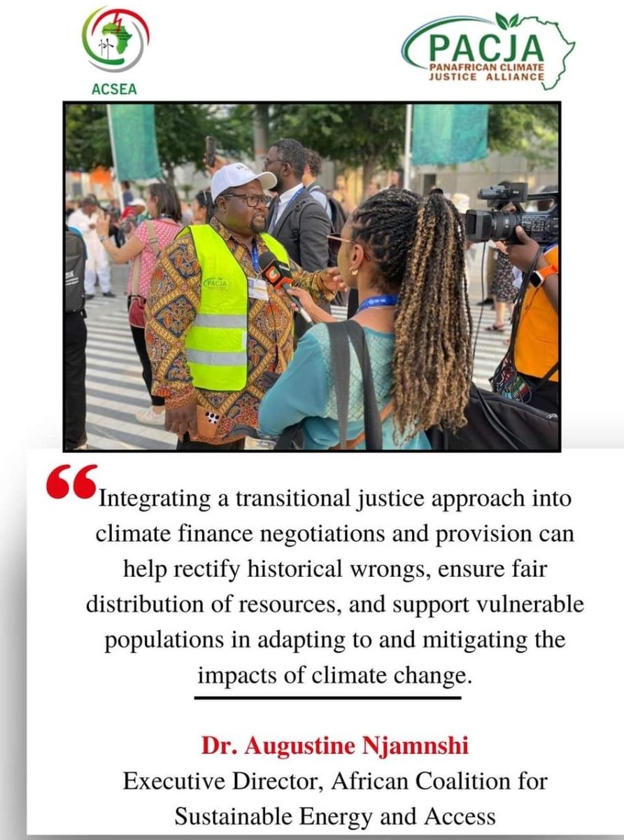 Fatoumata Diallo (@dfatou17) on Twitter photo Article inspirant.
"Les effets du changement climatique sont déjà évidents et s’accentuent
Mais la triste réalité du fossé Nord-Sud a persiste, les tactiques habituelles ayant détourné l’attention de la question urgente à l’ordre du jour"
bit.ly/3L7WFvW
<a href="/AfDB_Group/">African Development Bank Group</a> Article inspirant.
"Les effets du changement climatique sont déjà évidents et s’accentuent
Mais la triste réalité du fossé Nord-Sud a persiste, les tactiques habituelles ayant détourné l’attention de la question urgente à l’ordre du jour"
bit.ly/3L7WFvW
<a href="/AfDB_Group/">African Development Bank Group</a>