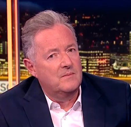 FirstCoastMax's tweet photo. @IsraelWarRoom The moment Piers realized how batshit crazy it was to give this lunatic a platform. https://t.co/jBN9LRfq3v