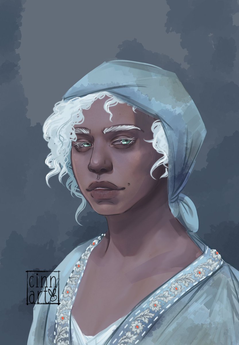 CinnStuff's tweet image. My sweet qunari, Bari.