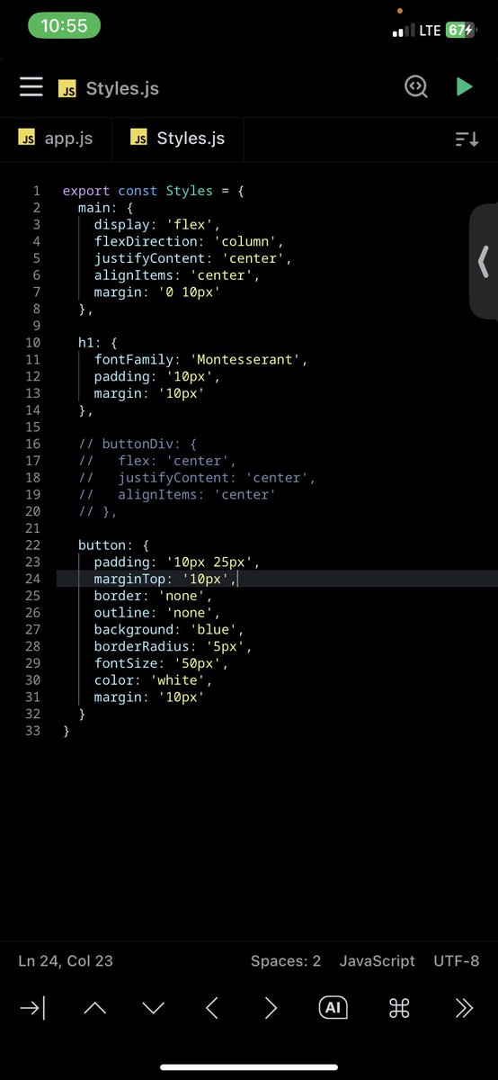 ugwumba_frank's tweet image. Day 3 of my React challenge! Today, I focused on using React Hooks(useState in particular). Learning so much! 🚀 #ReactChallenge #Day3 #ReactJs #Reactpracticechallenge
See you tomorrow 🫵