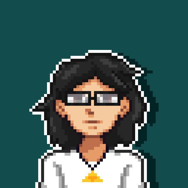 LuckArtss's tweet photo. Mais uma comissão, feita para meu querido amigo @VitorGonzales6 

Com ou sem óculos? 🤓
#pixelartist #pixel #pixelart #art #comissão #comissionsopen #arte #dibujo #portrait https://t.co/Ej5hiw83Dw