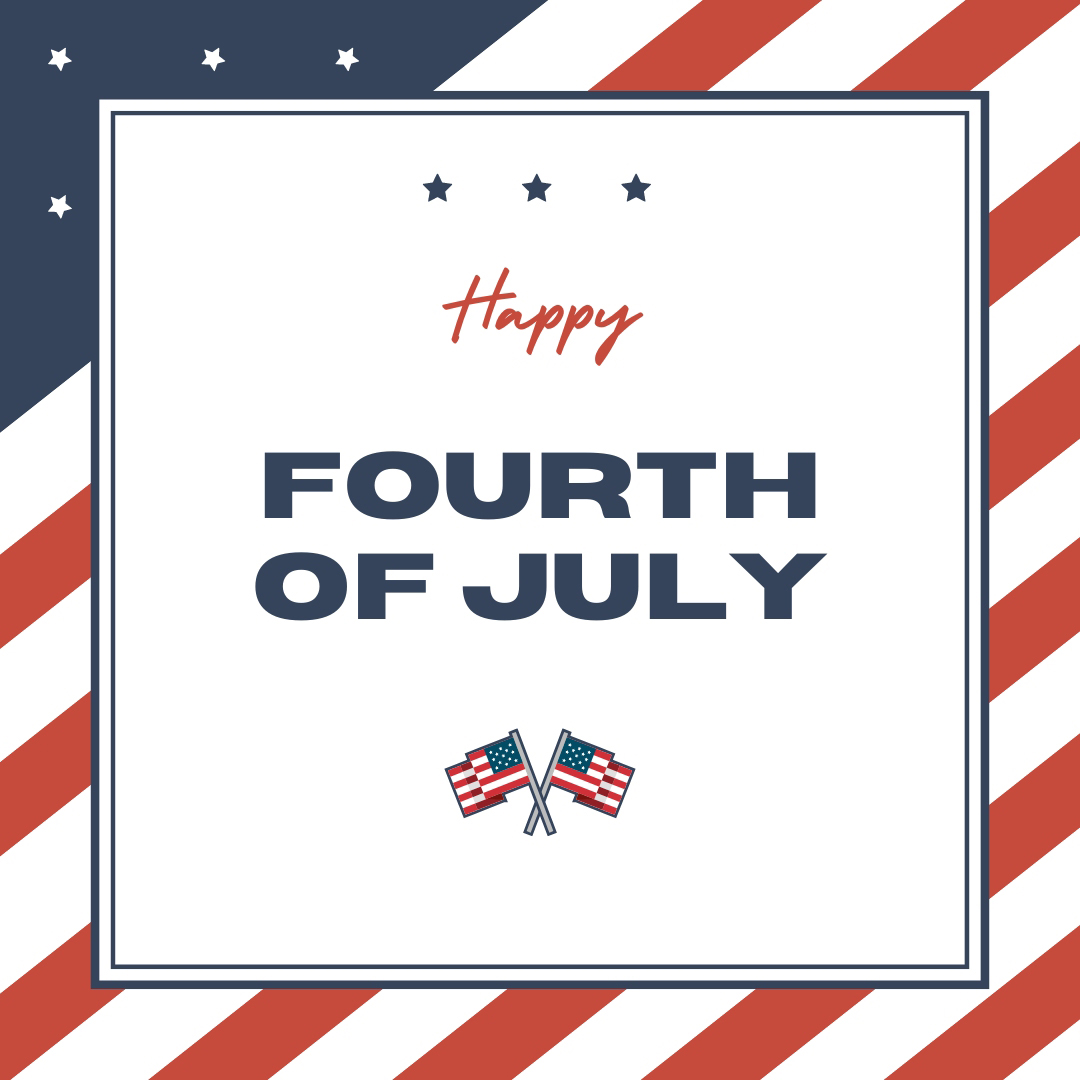 The Parks &amp; Recreation office and First Avenue Center will be closed today, Thursday, July 4th! Join us at the festivities around town and we will reopen Friday, July 5th.
