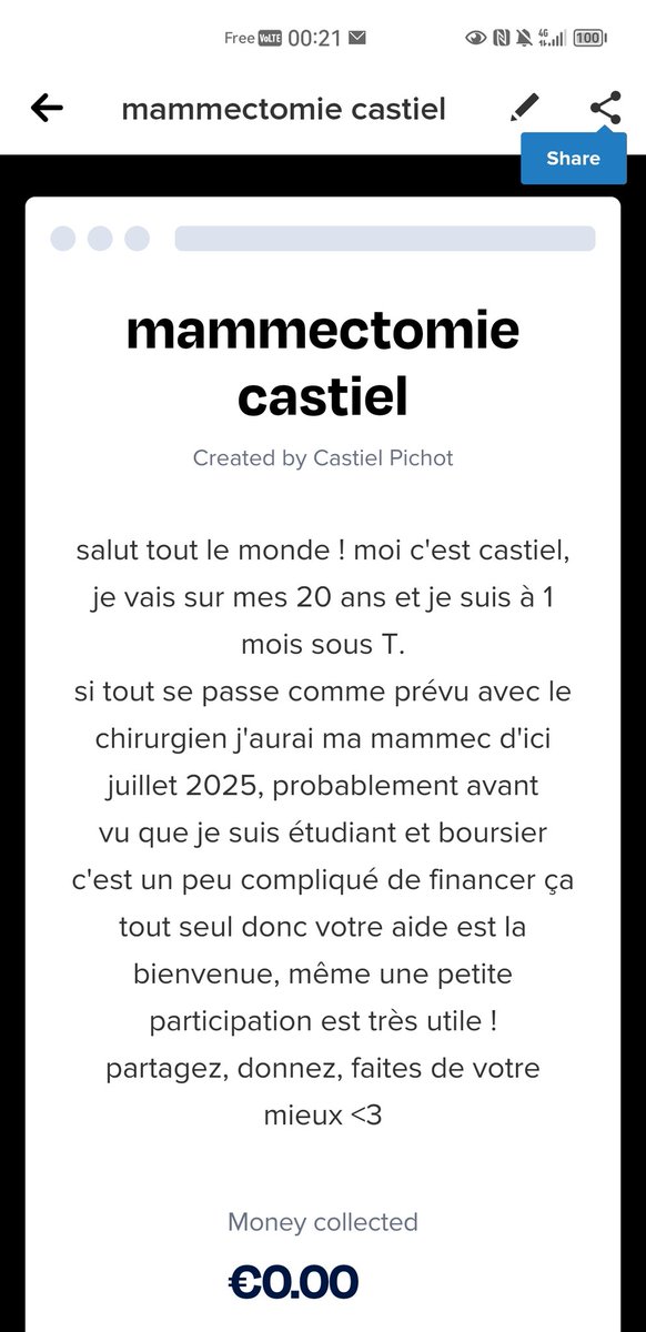 sweenthurt's tweet photo. https://t.co/ils5nxZtYh j'ai enfin créé ma cagnotte pour la mammec

rt appréciés <3 https://t.co/ORc7KkTrSp