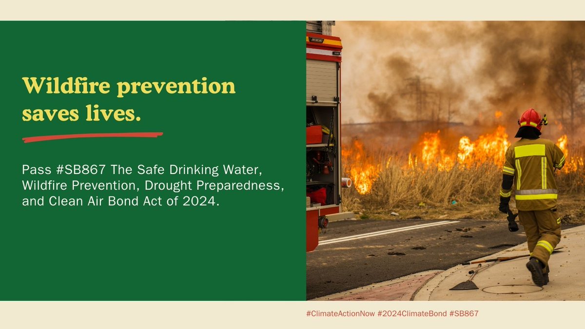 John Muir Land Trust (@johnmuirlt) on Twitter photo Today is the day for #CALeg to pass #SB867 and get the #2024ClimateBond on the ballot for voters to approve. Let’s maintain our progress toward statewide #ClimateResilience. <a href="/CASpeakerRivas/">Speaker Robert Rivas</a> <a href="/ilike_mike/">Mike McGuire</a> <a href="/CAgovernor/">Governor Gavin Newsom</a> Today is the day for #CALeg to pass #SB867 and get the #2024ClimateBond on the ballot for voters to approve. Let’s maintain our progress toward statewide #ClimateResilience. <a href="/CASpeakerRivas/">Speaker Robert Rivas</a> <a href="/ilike_mike/">Mike McGuire</a> <a href="/CAgovernor/">Governor Gavin Newsom</a>