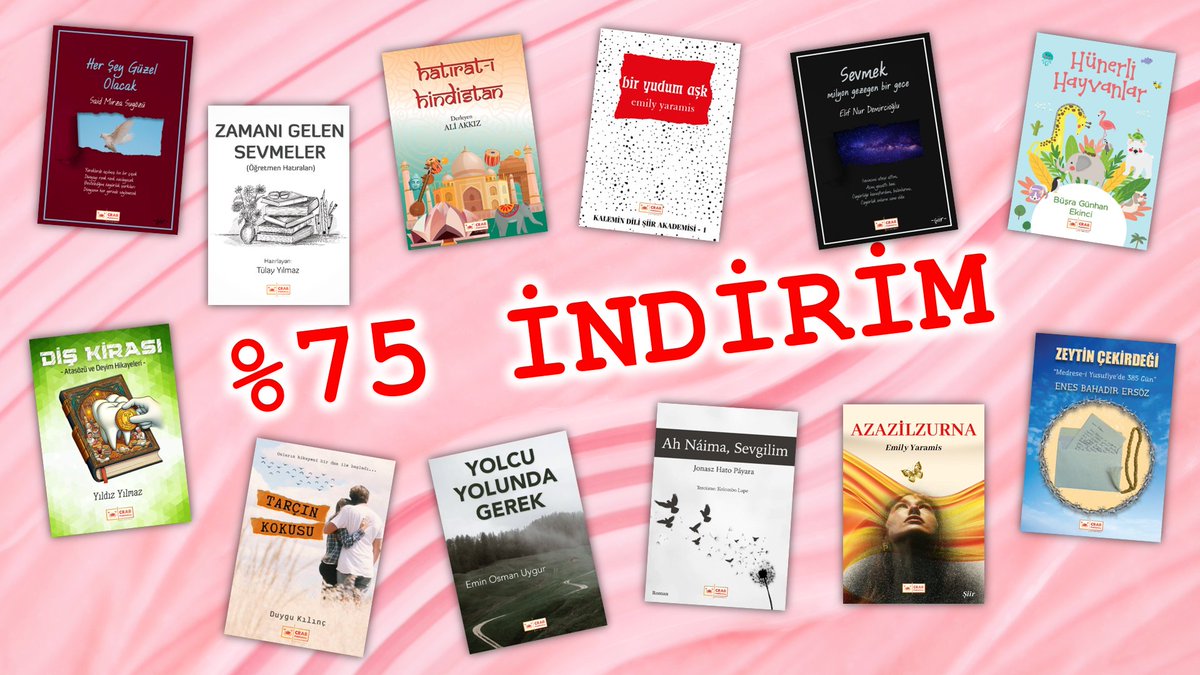 BÜYÜK YAZ KAMPANYASI

3⃣1⃣ Temmuz'a kadar tüm kitaplarımızda %7⃣5⃣ indirim...

Kampanyaya ulaşmak için👇👇👇
smashwords.com/profile/view/c…

<a href="/MetinYa31484122/">Metin Yazar</a> <a href="/MeryemDurak18/">Meryem Durak</a> <a href="/mfatihayyildiz/">M.Fatih Ayyıldız</a> <a href="/MhrAydin/">MaHiR</a> @muallimzeki1 <a href="/muharef80/">Murat Yakut</a> <a href="/NeseliPsikolog/">Neşeli Psikolog</a> <a href="/peacific/">Ali Akkız</a> <a href="/PolatcanTar/">Tarık Polatcan</a> <a href="/saidmirzasugozu/">Said Mirza Sugozu</a>