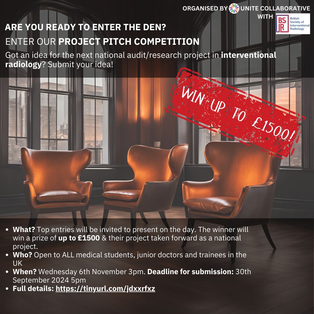 Calling all juniors and medical students:
Do you have the vision?
Do you have the imagination?
Do you have the passion?