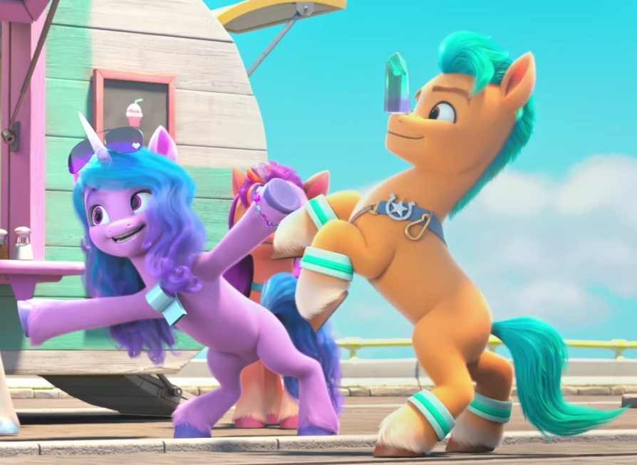 Sairona546986's tweet photo. Tbh, I am very surprised that Hizzy is not very popular in the fandom. Small T H R E A D ✨

1/7
#mlp #mlpg5 #pony #brony #Hizzy #Hitch #Izzy #Izzyhitch https://t.co/jfOiXSmkYF