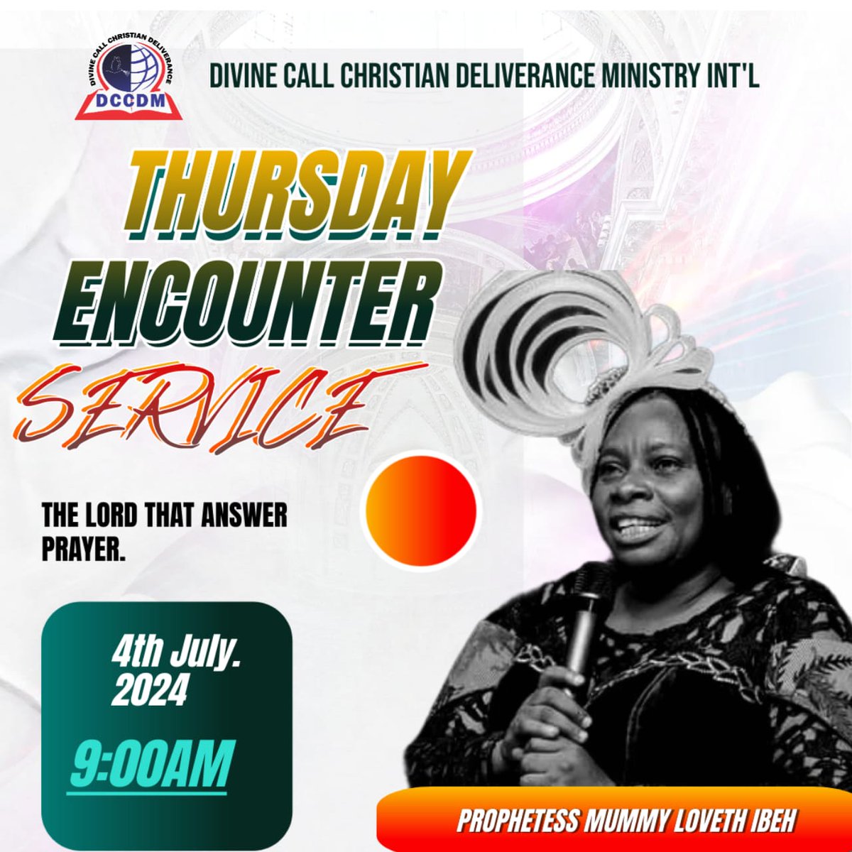 MummyIbeh's tweet photo. Hello Hello, We'd like to extend a warm welcome to you. Join us this Thursday at Divine call Christian deliverance Ministry, for a heart warming service. We can't wait to meet you and share in the joy of worship together!.
Invite a friend, don't come alone...
God bless you... https://t.co/kvB2eIUSYt