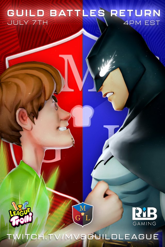 #MGL Presents "Promo Guild Battle 1: The <a href="/multiversus/">MultiVersus</a> Launch Party"
We finally got a patch and now the event is back up and running! Come join us on Sunday on our Twitch for some high level entertainment!
Sponsored by: <a href="/RunItBackGaming/">RunItBackGaming</a> for sponsoring our event!