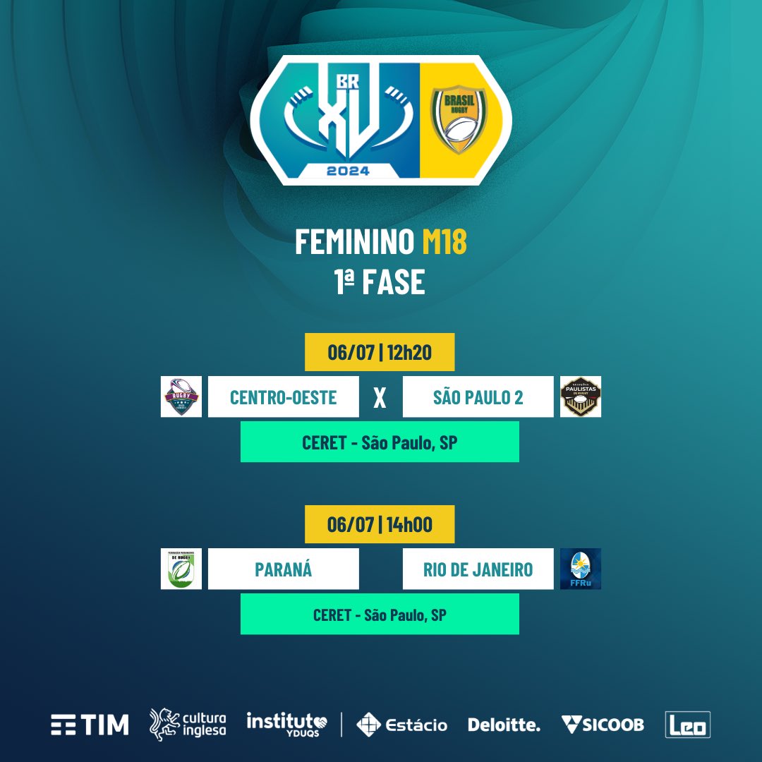 brasilrugby's tweet photo. O #BRXV M18 feminino e M17 masculino vai começar! São 5 equipes jogando nesse sábado no CERET e cada time faz 2 jogos em tempo reduzido (35 minutos)! @sprugby @fluminenserugby @paranaenserugby @centrooeste indo a campo. Vá lá na ZL paulistana prestigiar a base nacional!
⬇️ https://t.co/BxvABcO3i7