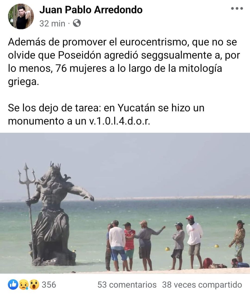 EsDeMamador's tweet photo. Jajajajajajaja es una estatua mijo, no esté chingando https://t.co/wQ3JIUPmnn