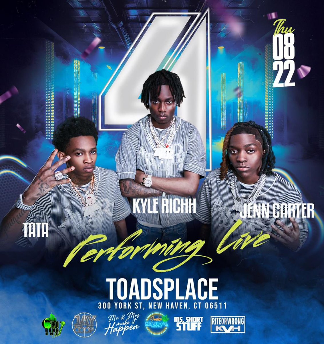 Toad's Place tweet media