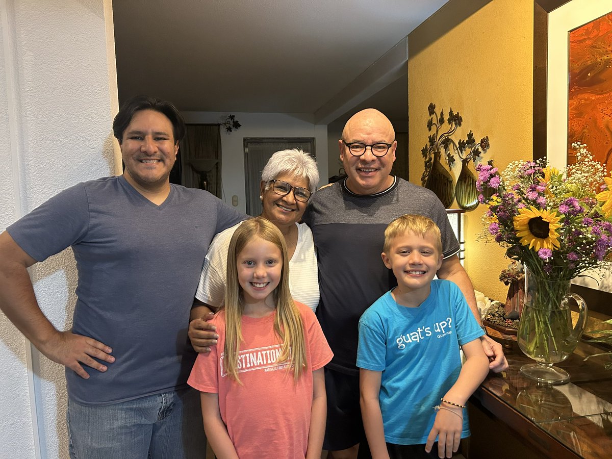 Robin_McCoy_'s tweet photo. We’ve traveled, said our goodbyes, visited family, and landed back where we consider home!

Called in the big dog to get us home from Guatemala (thanks, Dad!) and I officially started today in my new role. 

Thankful for great people that make transitions like these happen. ❤️❤️ https://t.co/ww85it3BMy