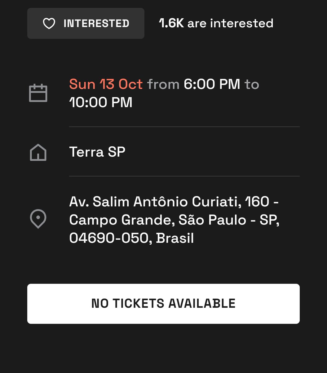 ForeverOnCharts's tweet photo. CURRENTLY SOLD OUT!

The pre-sale of the EVERGLOW concert in Brazil is completely sold out just one day after the opening of ticket purchases, congratulations! 🥳

General sale opens on 07/06

#EVERGLOW #에버글로우 #EVERGLOW_ZOMBIE https://t.co/ppCvxCgumf