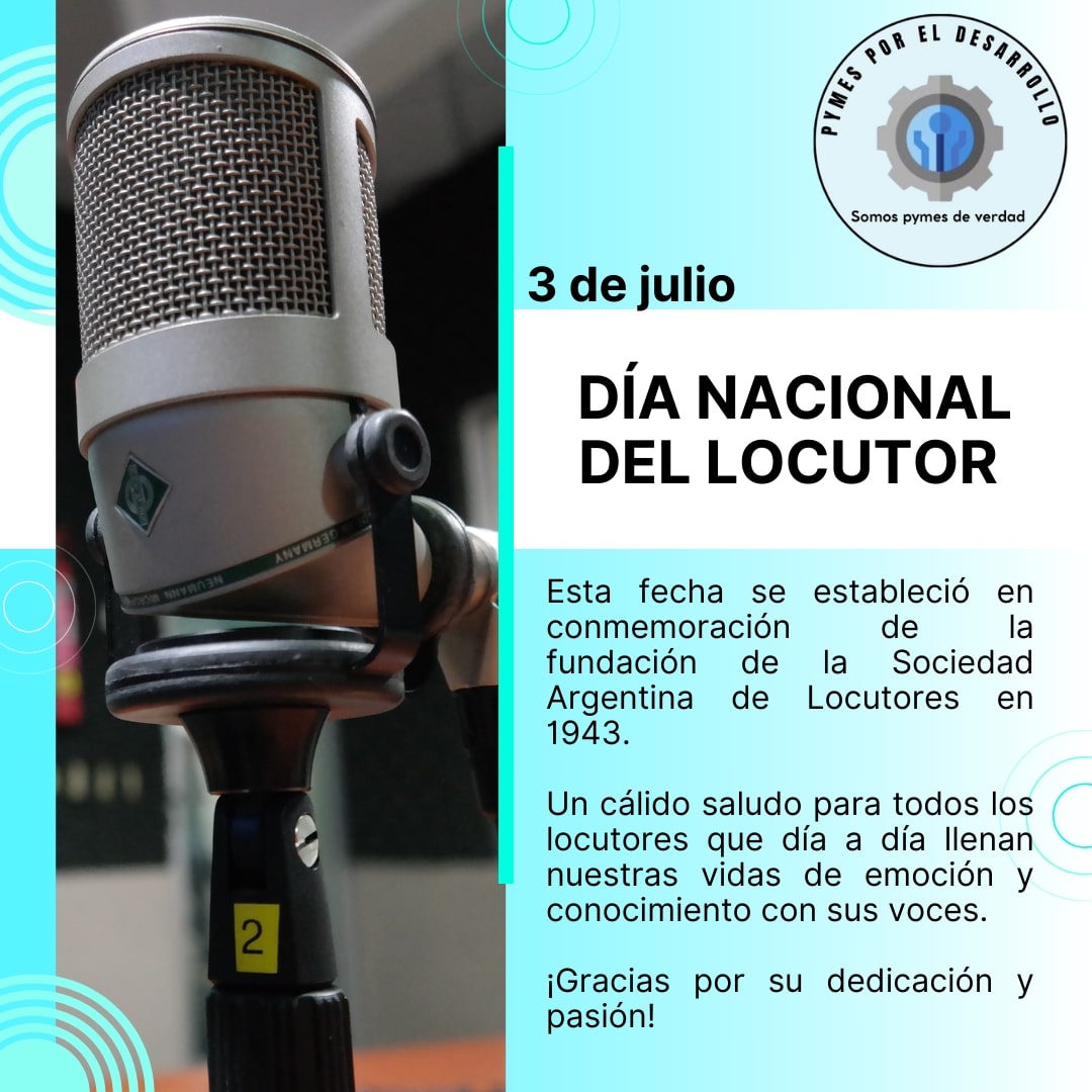 🎙️ Hoy celebramos a quienes dan vida a las palabras y emociones con su voz. ¡Feliz Día Nacional del Locutor! 🌟 Gracias por acompañarnos y hacer cada momento único. #DíaDelLocutor #VocesQueInspiran
