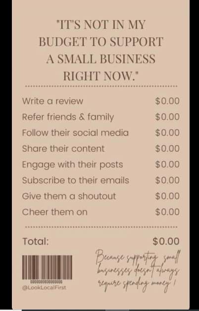 dreambuilder48's tweet image. It never hurts to support a small business! Show them your support.